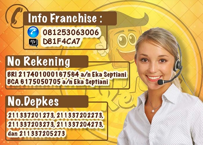 gambar kontak franchise tahu kece