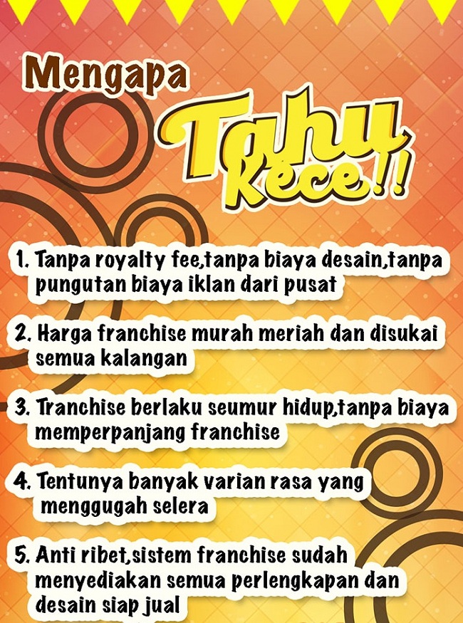 gambar waralaba tahu kece