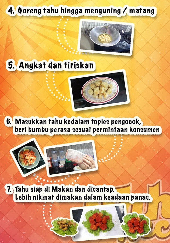 gambar cara membuat cemilan tahu kece