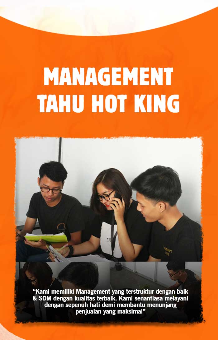 gambar manajemen franchise tahu hot king