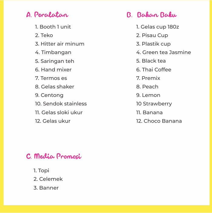 gambar peralatan usaha kase