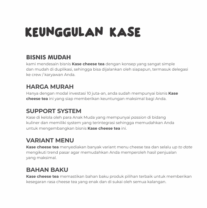 gambar keunggulan kase