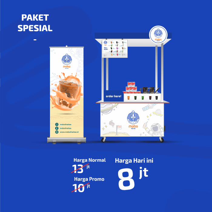 gambar booth franchise murah