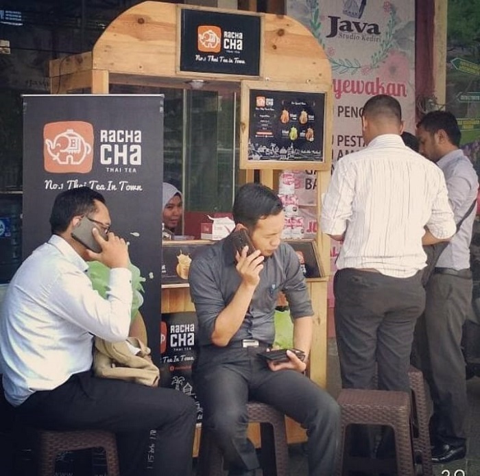 foto Ramainya Franchise Rachacha Thai Tea