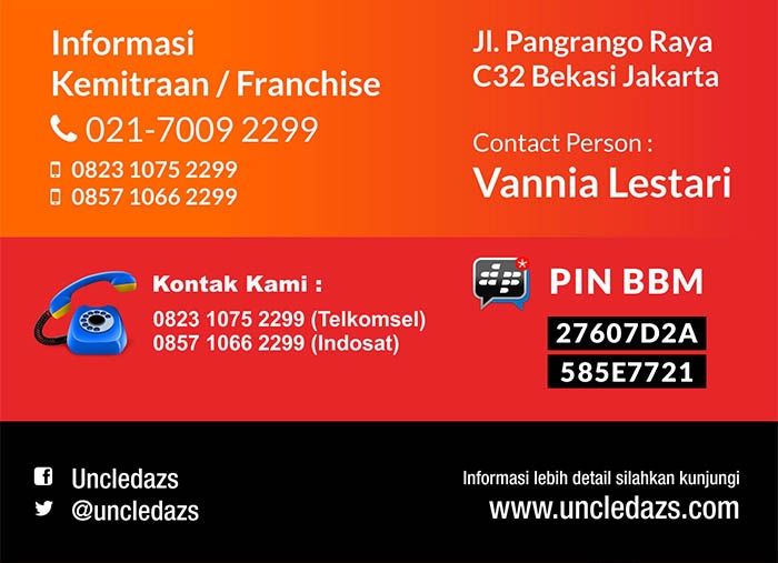 10 peluang usaha uncledazs ayam goreng