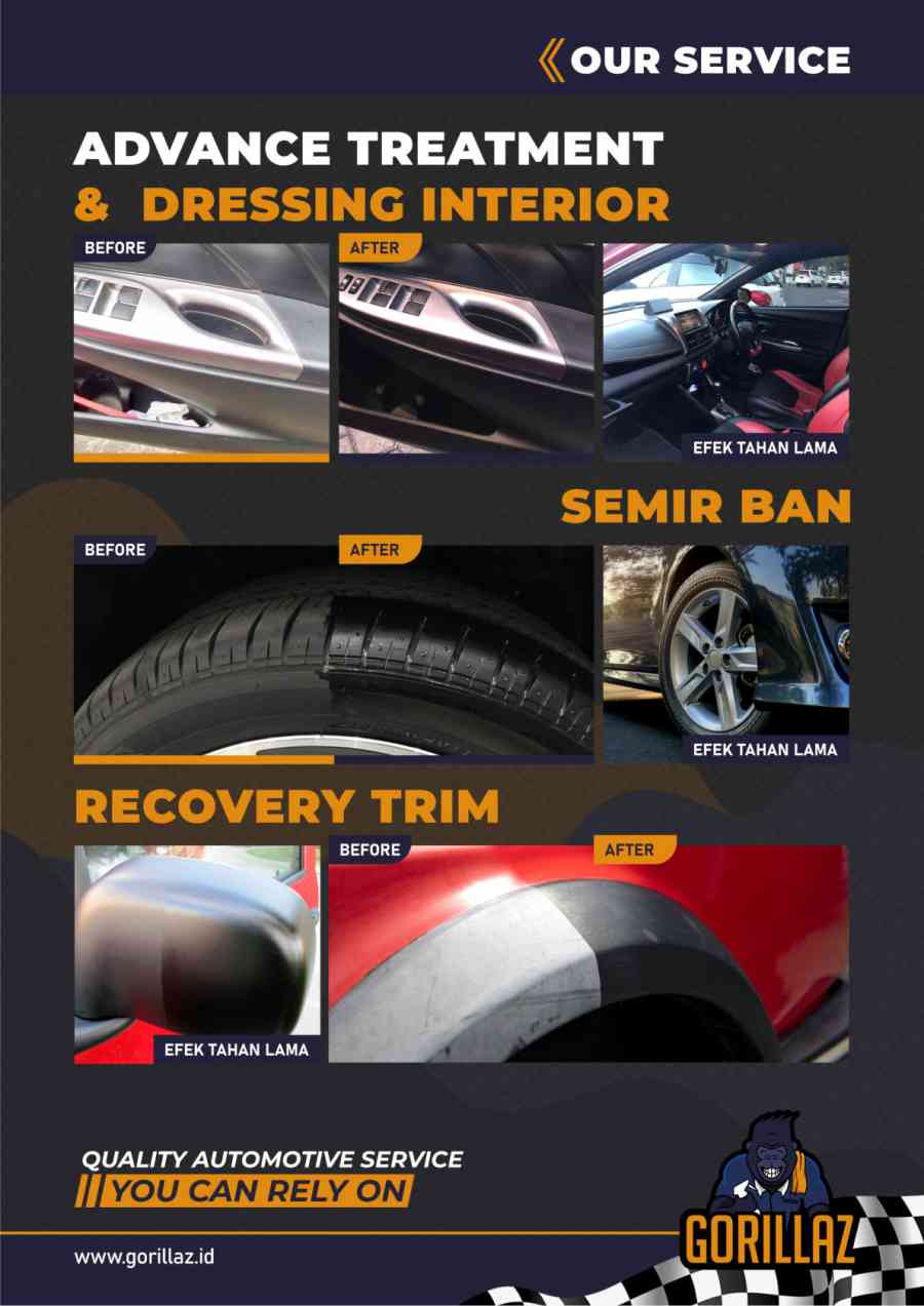 macam servis layanan semir ban